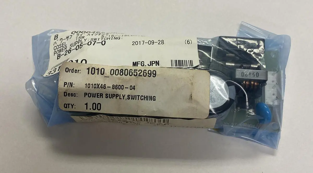 Used COSEL 1010X46-8600-04 Miscellaneous Equipment (Electrical & Power) | Surplus Asset Holdings #1195053