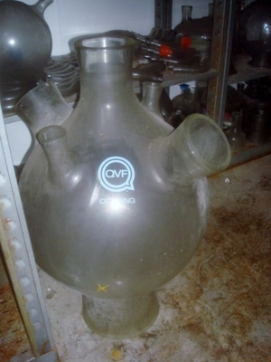 50L QVF Spherical Reaction Vessel For Immersion Heater