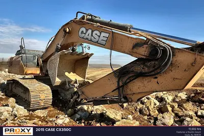Used 2015 CASE CX350C Excavators Pennsylvania US | Proxy Equipment #1377589