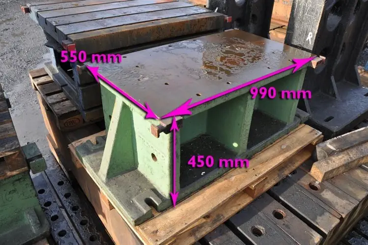 Used CLAMPING BLOC 990 X 550 X 450 MM Angle Plates BE | Apt International N.V #366390