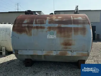 USED Pfaudler 5,000 Gal Pfaudler Horizontal Glass-Lined Chemstore Receiver Tank, 30#