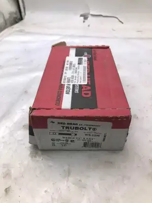 Red Head TRUBOLT WS-1236 1/2″ X 3-3/4″ Wedge Anchor -NIB of 25