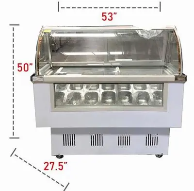 14 pan gelato case