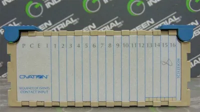 Westinghouse Emerson 1C31233G04 Ovation Sequence of Events Contact Input Used