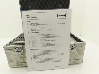 ASM NMG2-2500-P-MEM Machine Safety Guard Stop-Time Measuring System STM