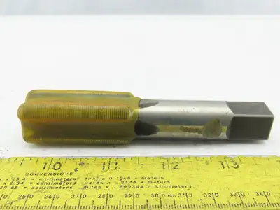 Hanson Whitney J-189 59/64-28 NS 4 Flute Plug Tap 9/16" Square Shank