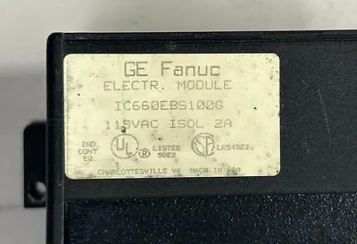 USED GE FANUC IC660EBS100G