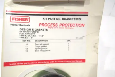 NEW FISHER RGASKETX022 REPAIR KIT