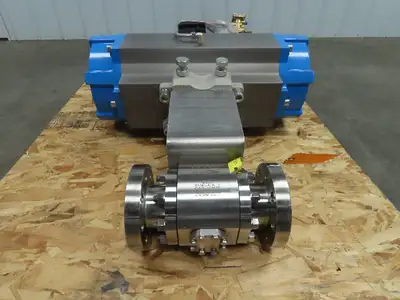 PBM PAVCL253S-0270 Pneumatic Actuator 2" Sanitary Ball Valve AccuTrak Positioner