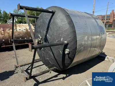 USED Alloy Fabricators 2,500 Gal Alloy Fab Kettle, 304 S/S, 5/100#