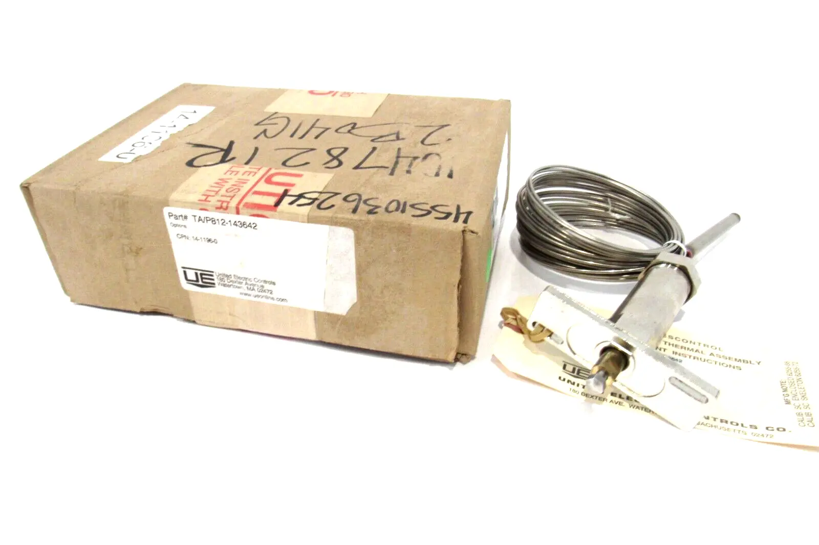 NEW UNITED ELECTRIC TA/P812-143642 THERMAL ASSEMBLY TAP812143642