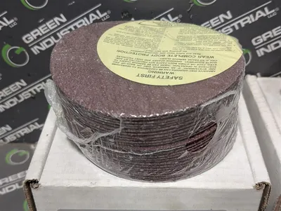 Lot of 50 Gemtex 20250300 5" High Performance Aluminum Oxide Resin Fiber Discs New NIB