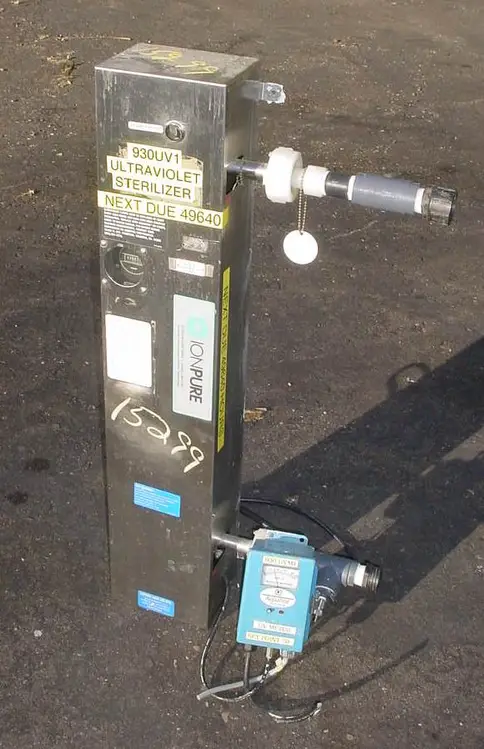 Used IONPURE UV STERLIZER SR1 TRI-C Water Treatment Equipment New Jersey US | Champion Trading Corporation #424704
