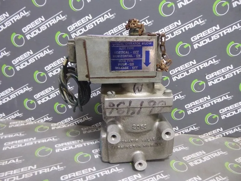Automatic Valve Co. 347C 77-2CA Solenoid Valve Ser.D 120V 60Hz New