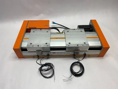 USED HANMI AUTONET DUAL-SLIDE LINEAR ROBOT ACTUATION SLIDE SYSTEM