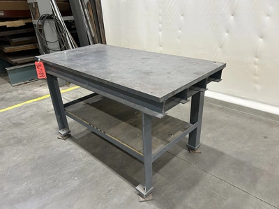 Welding Table, 60.5″ length x 30″ width x 34.25″ height