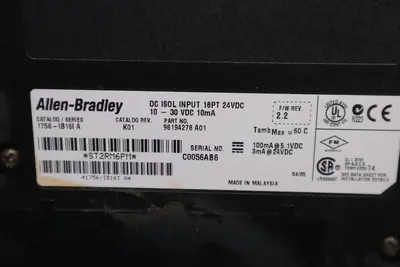 AB Allen-Bradley 1756-IB16I/A ControlLogix Input Module STK 5338A