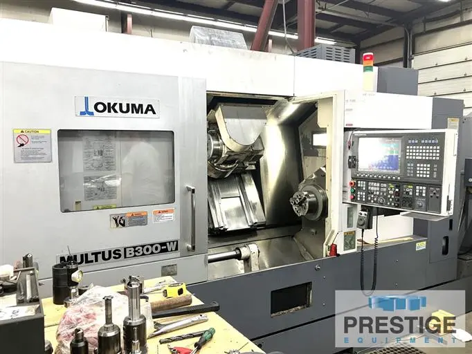 Used 2008 OKUMA MULTUS B-400W 5-Axis or More CNC Lathes New York US | Prestige Equipment #1310893
