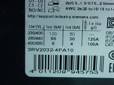 NEW SIEMENS 3RV20324VA10