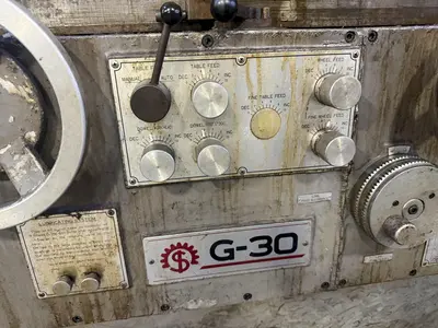 12" X 40" SHIGIYA OKAMOTO MODEL #GUA-30-100 OD HYDRAULIC CYLINDRICAL GRINDER: YOBRO #25235
