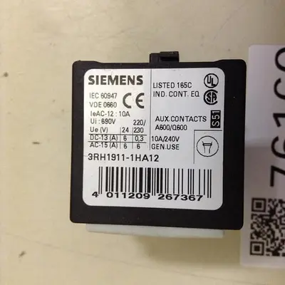 USED SIEMENS 3RH1911-1HA12