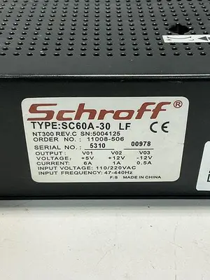 USED SCHROFF SC60A-30 LF