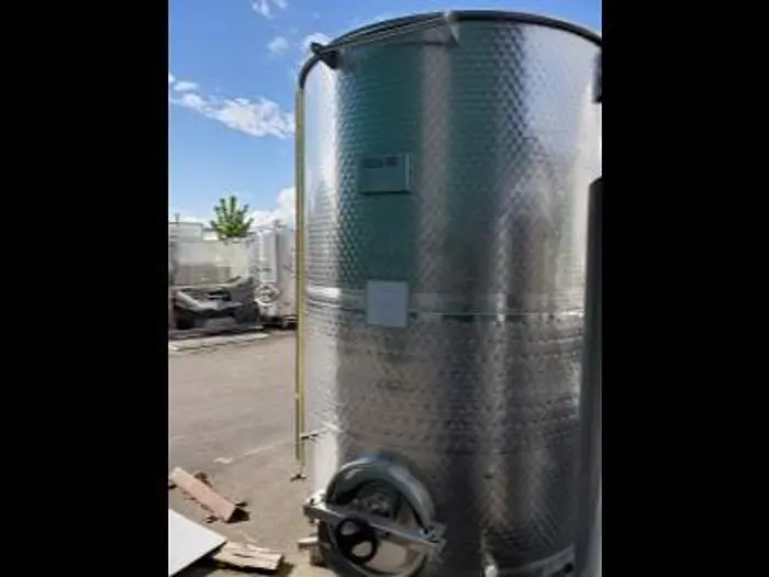 Toscana Inox 3000L Jacketed Open Top Tank