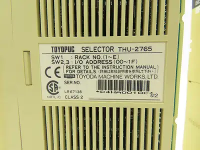 Toyoda Machine Works Toyopuc PLC Chassis Rack CPU Processor I/O Module *Read