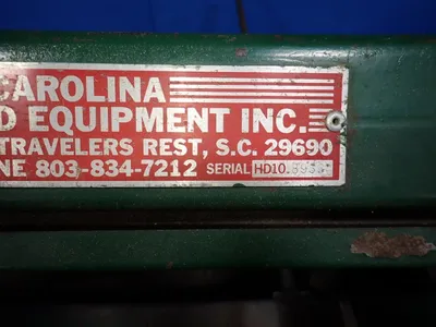 USED CAROLINA TOOL AND EQUIPMENT INC HD10