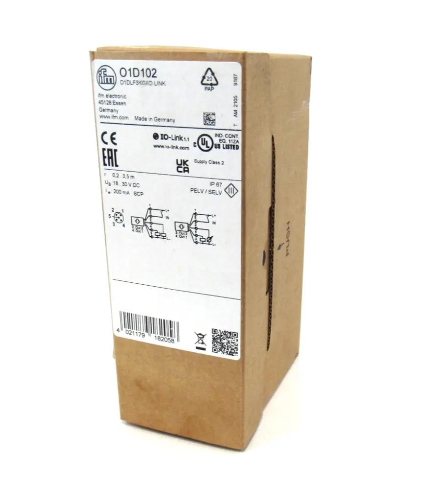 NEW IFM EFECTOR O1DLF3KG/IO-LINK PHOTOELECTRIC SENSOR O1D102 O1DLF3KGIOLINK