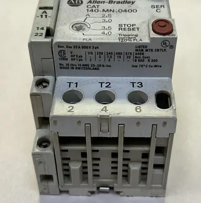 USED ALLEN-BRADLEY 140-MN-0400