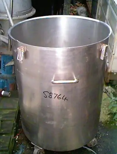 200 L S/S Trolley Tank With Lid
