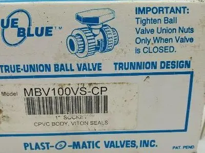True Blue MBV100VS-CP 1" True-Union Ball Valve