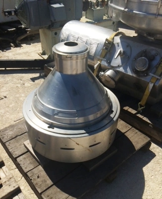 Alfa-Laval MRPX 418 TGV-74C warm milk separator, 316SS.