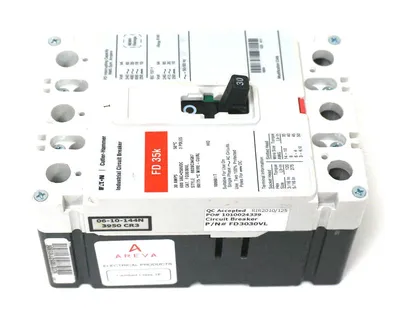 NEW CUTLER HAMMER FD3030VL CIRCUIT BREAKER SER. C, 30A, 600VAC, 3 POLE