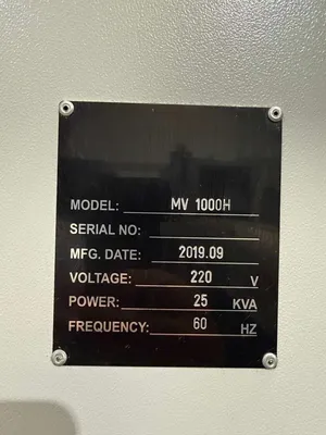USED 2019 METHODS MV 1000H
