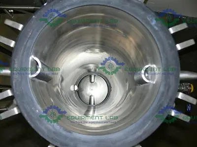 USED BHS FILTRATION STAINLESS STEEL COLUMN SKID W/ 150 PSI COLUMN W/ GATE VALVE