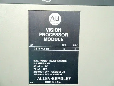 USED ALLEN BRADLEY 5370-CVIM PROCESSOR MODULE SER.B REV.B 5370CVIM