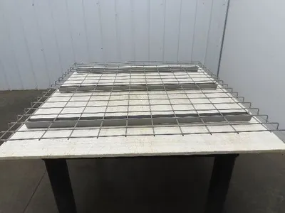 New Pallet Rack Wire Deck 42x46" Waterfall 3 Step Channel Racking 2500lb Mesh