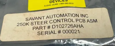 NEW SAVANT AUTOMATION D102726AHA
