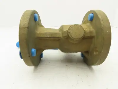 Jamesbury Bronze 2-Way Ball Valve 2" Flanged 150# AL/BRZ 2-5150-12-1400TT