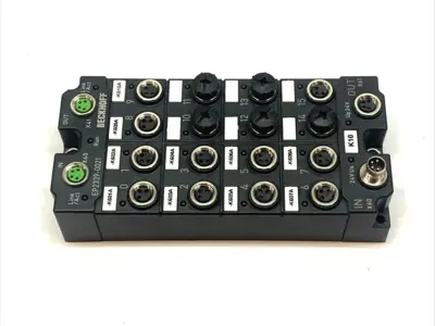 Used Beckhoff EtherCAT Module 16-Channel Digital Combination Box PLC Input & Output Michigan US | Maverick Industrial Sales #1390768