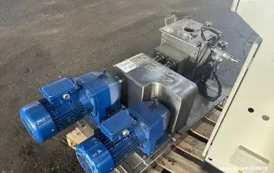 Used UNIQUE MME-3 Double Arm Mixer Extruders Illinois US | Aaron Equipment #1329189