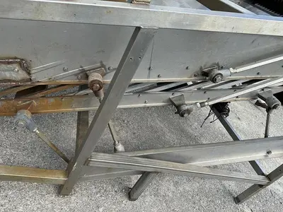 USED MAGNUSON ENGINEERING SHUFFLO FEEDER AND SLICER 54" WIDE