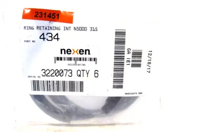 NEW NEXEN 434 RING RETAINING INT N5000 315