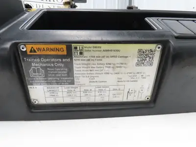 Hyster 8544587 Forklift Traction Drive Motor 48V 21.5kW Off E80XN TSW 180/6-360