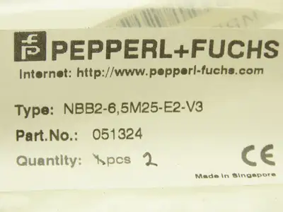 Pepperl+Fuchs NBB2-6.5M25-E2-V3 Proximity Sensor 2mm Range  Lot of 2