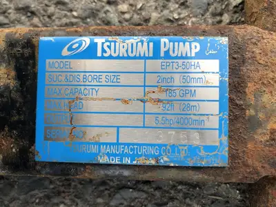 USED TSURUMI EPT3-50HA