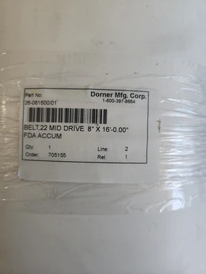 NEW Dorner Mfg Corp 26-081600/01