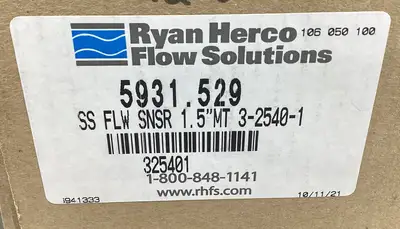GEORG FISCHER SIGNET 198 840 035 FLOW SENSOR WITH WIRE ASSEMBLY 6B-4